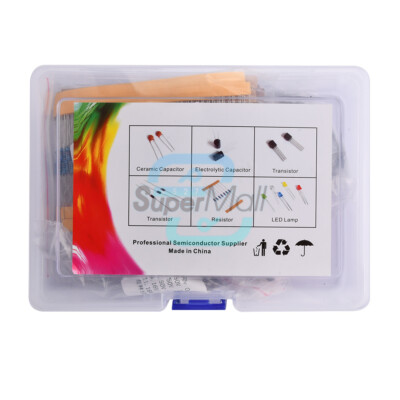 1390PCS Electronic Components Kits Resistor Capacitor LED Transistor Diode-