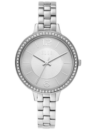 ELLE Ladies OPERA Silver Tone Stainless Steel Bracelet Quartz Watch ELL25026 - Picture 1 of 7