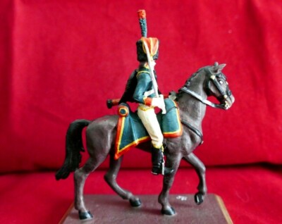 Figurine d'Art signée Claude Alexandre Soldat Peinture fine MARECHAL GOUVION
