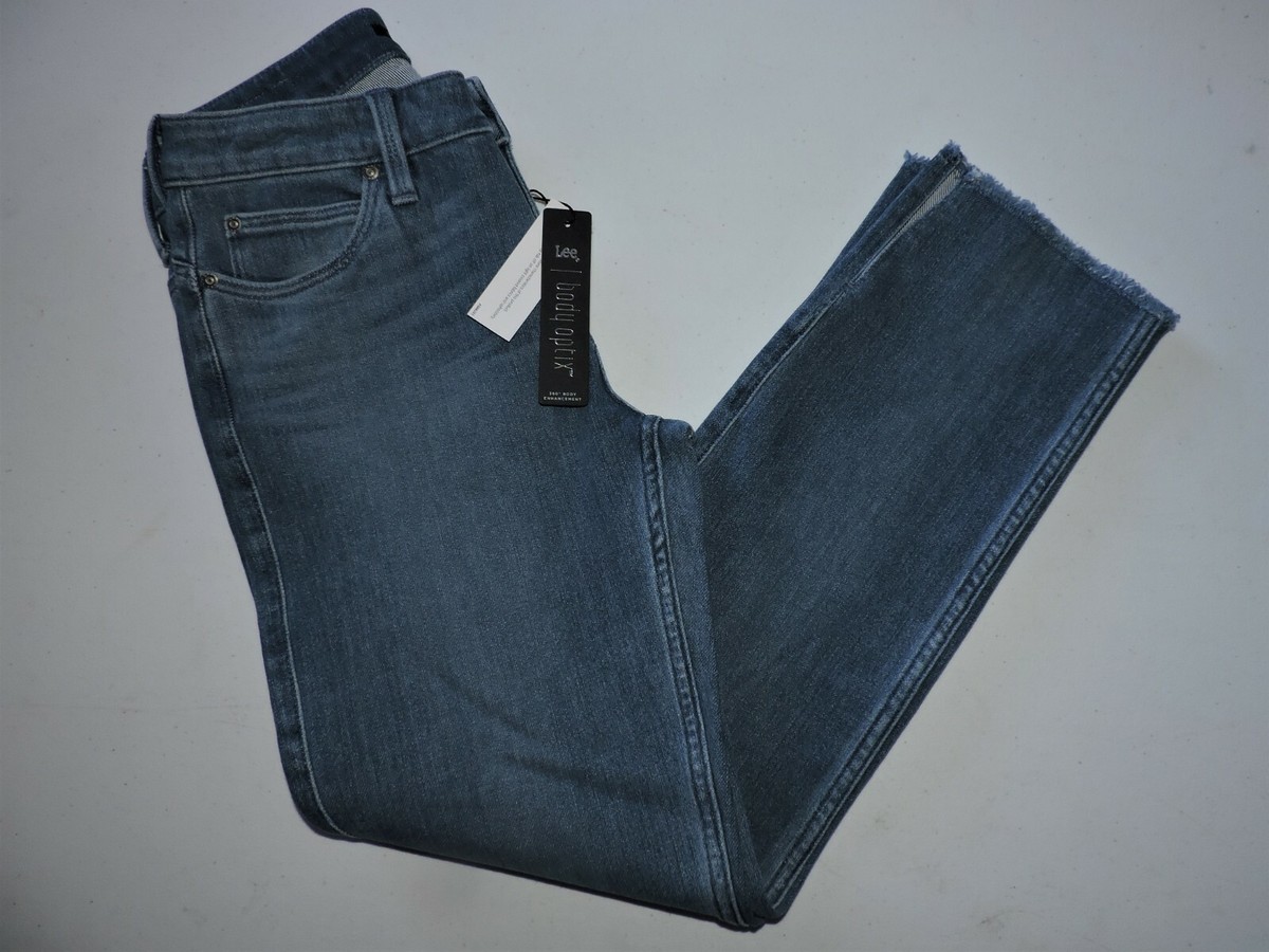 Women's Lee Body Optix B101724 Mid Rise Skinny Jean Navigator Size 26 NWT
