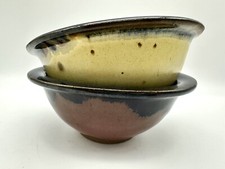 Two (2) Small Pottery Bowls-5” Diameter