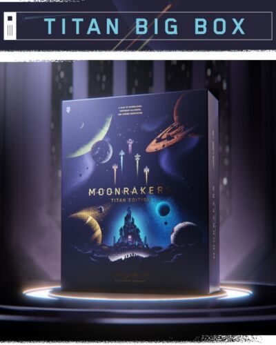 Moonrakers : Titan Box + base game + negotiation board Kickstarter Gamefound - Afbeelding 1 van 3