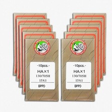 Titanium Home Machine Needles - 100 Pack, 15X1 HAX1, Ball Point, Flat Shank, Siz