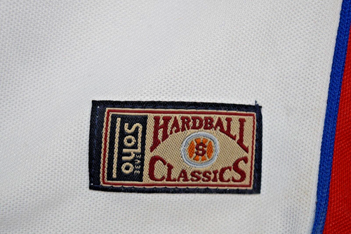 Vintage Dress Soho Babe Hardball Size S White Red 2000s Retro 76 Star Fitted NWT - Picture 3 of 14