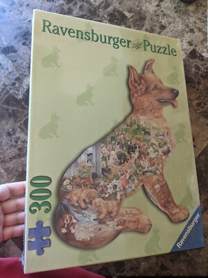 Ravensburger PUPPY LOVE 300 Piece Puzzle Dog Dogs Puppies 13-458-8 Janet Skiles