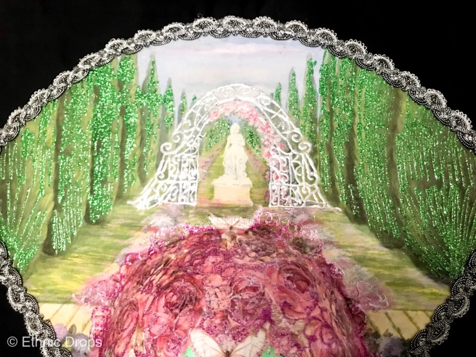 Venetian Mask, spring Mask, Masquerade Ball, Mardi Gras, elegant mask, handmade - Image 3 of 4