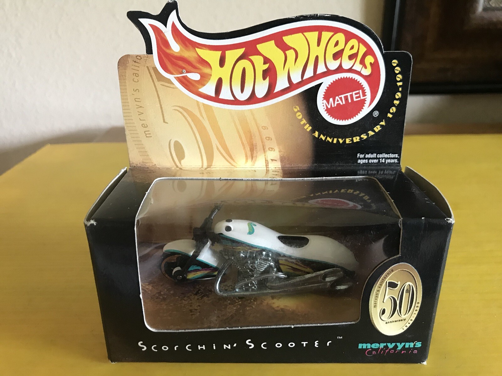 2000 Hot Wheels Scorchin Scooter NIB 50th Anniv. Mervyn’s California eBay