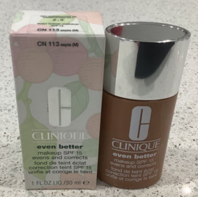 Clinique Even Better Makeup SPF 15 gleicht aus und korrigiert WN 113 SEPIA 30ml