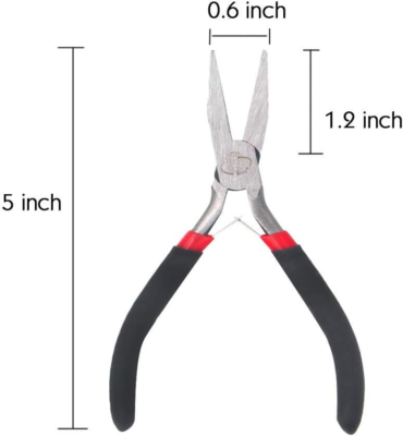 P543 PLIER, FLAT NOSE-LONG SMOOTH JAW NO STEP STANDARD