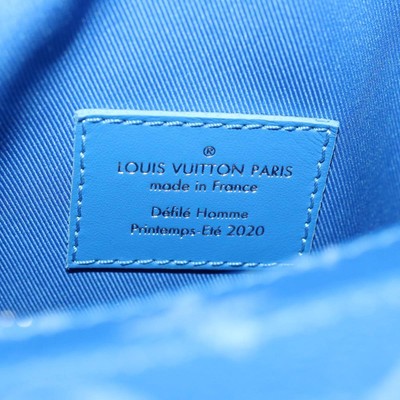 LOUIS VUITTON Monogram Clouds Soft Trunk Shoulder Bag Blue M45430  