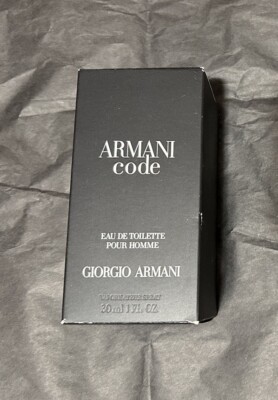 Armani Code EDT By Giorgio Armani -  1oz (30ml) Spray For Men. NEW in Box