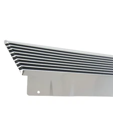 1966 El Camino Rear Lower Left Rocker Panel Extension Molding w/Clips -M1433F