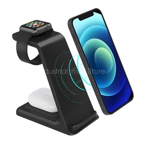 3 w 1 Bezprzewodowa stacja ładująca do iPhone'a Apple Watch AirPods 30W Szybka ładowarka - Zdjęcie 15 z 25