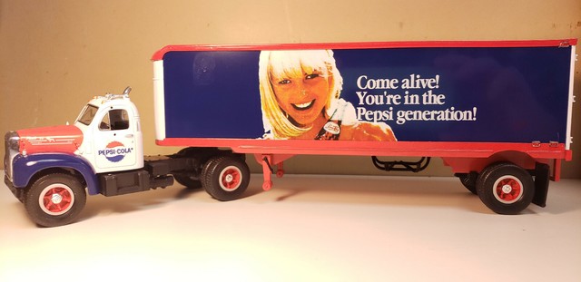 pepsi semi truck toy