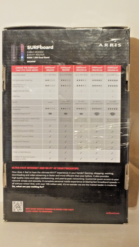 ARRIS SURFboard SBG6580 DOCSIS 3.0 Cable Modem/ Wi-Fi N300 2.4Ghz + N300 5GHz - Afbeelding 3 van 11