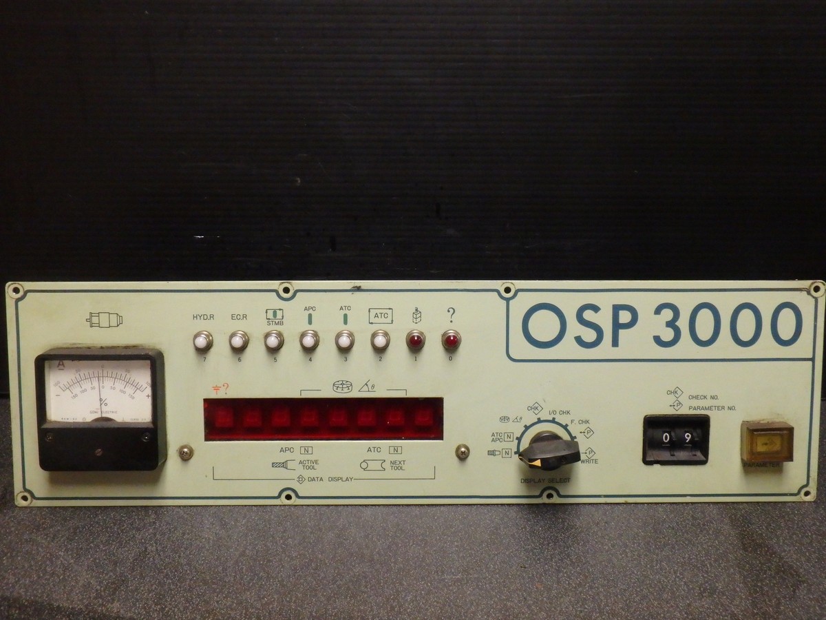 OKUMA OSP3000 CONTROL PANEL E4802-032-015-A_PC-4029-A_E4802-032