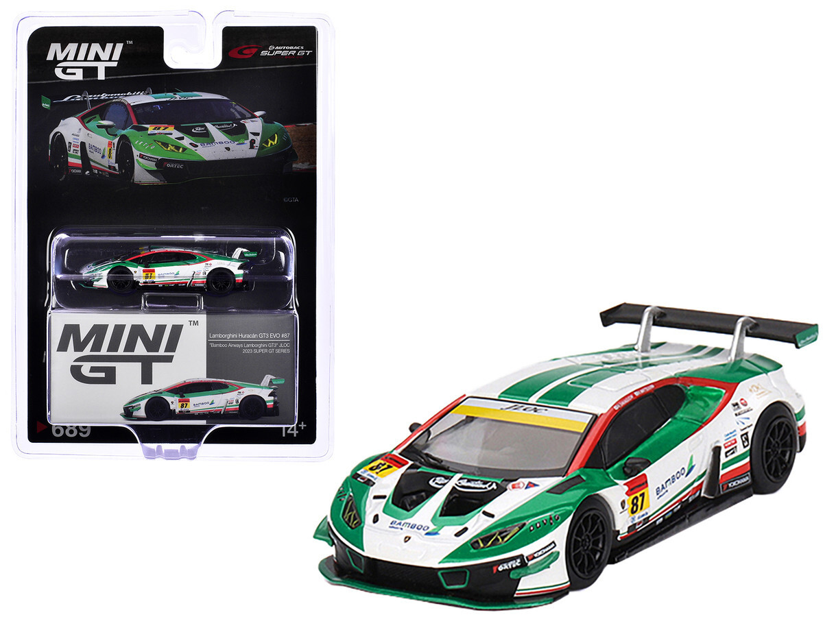 Mini GT Lamborghini Huracan GT3 EVO #87 Super GT Series 2023 1/64