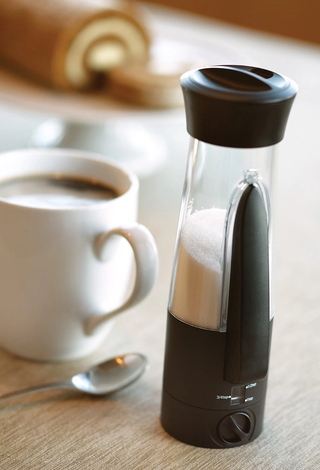 AUTOMEASURE ADJUSTABLE SUGAR DISPENSER/SHAKER - know how much your consuming!