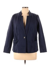 Eloquii Women Blue Blazer 18 Plus