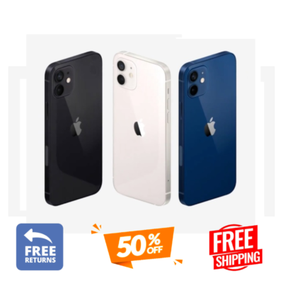 #ad #ad Apple iPhone 12 64 128GB Unlocked Verizon ATamp;T T Mobile Face ID Black Blue Whit $264.00