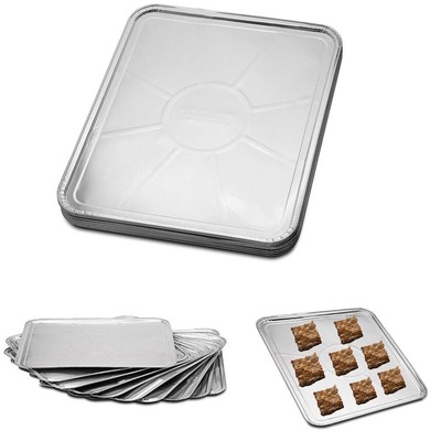 10Pack Disposable Aluminum Liner 18'' X 15'' for Foil Oven Tray Baking Sheet Pan