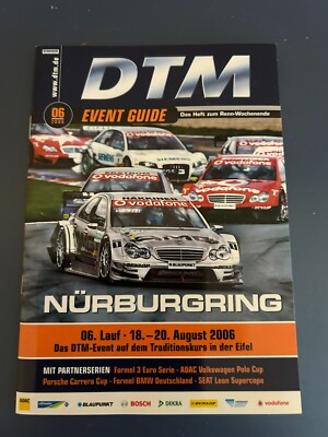 DTM Event Guide Pocket Guide Programm Nürburgring 2018
