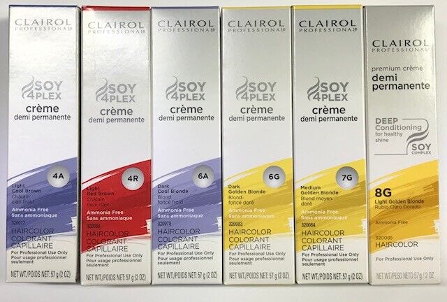 Clairol Demi Permanent Hair Color Chart