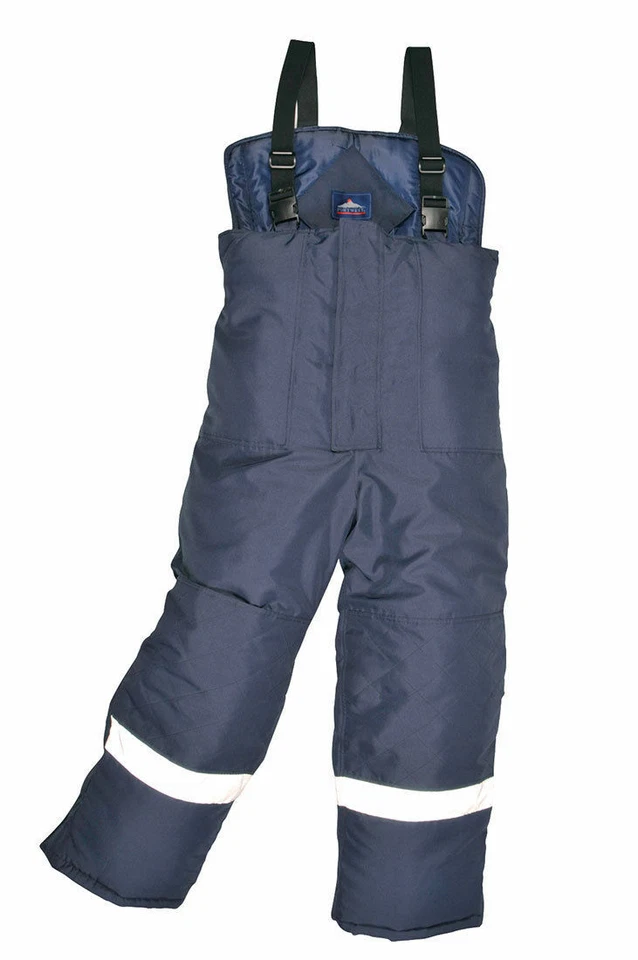 Portwest CS11 ColdStore Quilt Lined Polyester Reflective Pants with 6 Pockets - Image 3 of 4