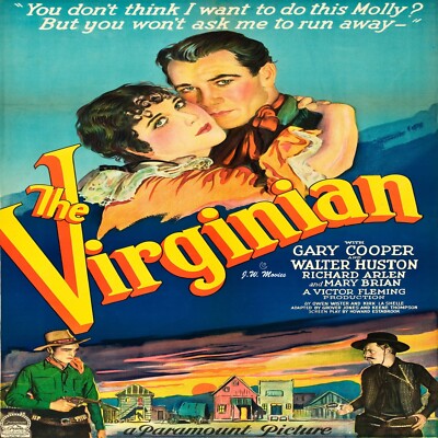 The Virginian(1929) 1st Gary Cooper Sound Film DVD Colorized