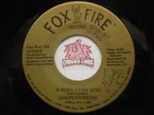 Rare! Jason Hawkins – A Song I Can Sing / Same, 45 RPM NM (4J)