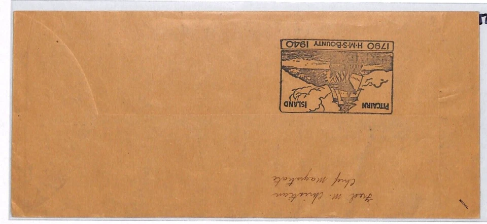 PITCAIRN ISLANDS KGVI FDC 1940 Set *HMS BOUNTY* Pictorial SHIP CACHET Rev MJ72 - Image 3 of 4