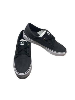 DC Boys Trase TX SE Woven Lace Up Trainers Sneakers Shoes (size 6M)