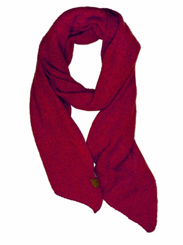 C.C Women's Boucle Knit Bias Cut Whip-stitched Edged Long Scarf Boucle Yarn Wrap - Picture 16 of 65