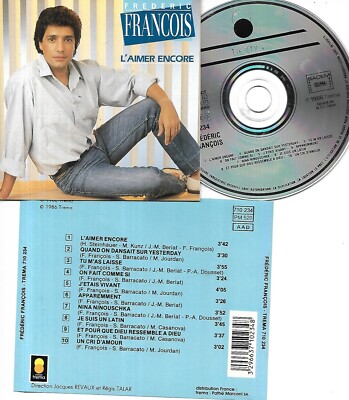 CD FREDERIC FRANCOIS L'AIMER ENCORE 10T Original 1986 Trema Selten (ohne Box)