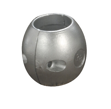 Zinc split ball anode for 11/2"" propeller shaft. Seawater use. Boats & yachts