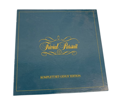 Vintage Parker Trivial Pursuit Komplettset Genus Edition Gesellschaftsspiel