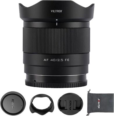 Viltrox 40mm F2.5 Full Frame Auto Focus Lens for Sony E-Mount A7M3 A7M4 A7 A7C