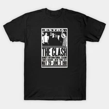 Vinatge 1981 The Clash  T-Shirt Short Sleeve All Sizes S to 5 XL