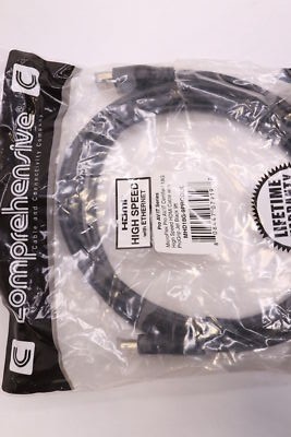 Comprehensive HDMI Microflex Pro AV/IT Video Cable 9-Ft MHD18G-9PROBLK