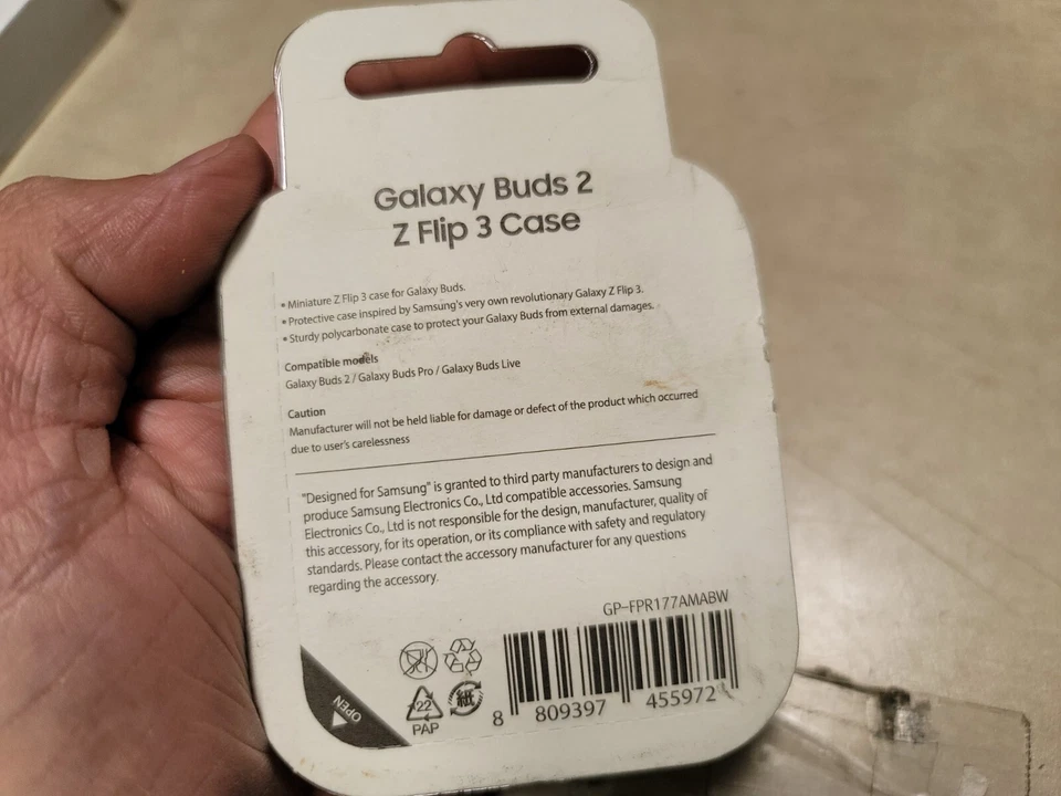 Anymode Diseñado para Samsung, Galaxy Funda Protectora Buds2, Buds Live, Buds PRO Foto 2 de 3