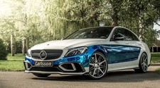 Cars carlsson cc63s mercedes modified Desk Mat Stitched