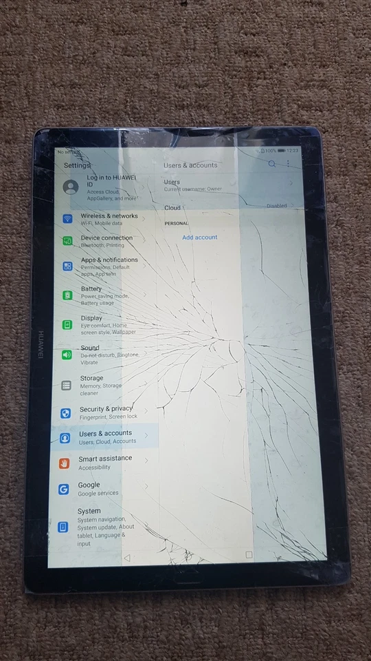Huawei MediaPad M5 10  (CMR-AL09)  Wi-Fi   Android Tablet Faulty - Image 3 of 4