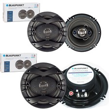 2 Pairs  BLAUPUNKT GTS655M 500W 6.5" SLIM LINE 4-WAY COAXIAL SPEAKERS MAX POWER