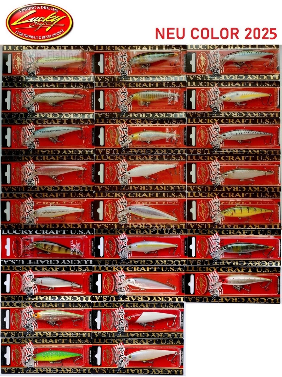 Lucky Craft Pointer 78 SP Japan Wobbler, Köder, Forelle, Raubfische, Angeln  NEW