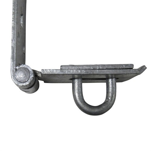 Heavy Duty Hasp & Staple (Galvanised Locking Security Lock Latch 8", 10" or 12") - Picture 7 of 12