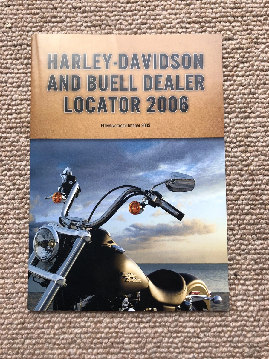 Harley Davidson Buell 2005 2006 UK Dealer Locator Vintage