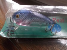 Pre Pradco USA Made Bill Norman Wake N Wake Bait Blue Reflector  Foil Insert
