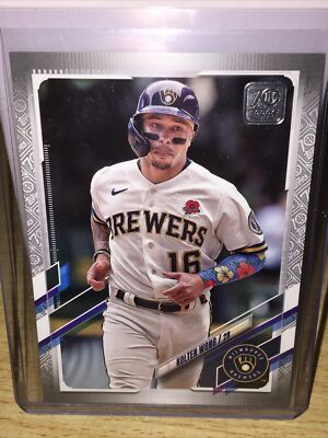 2021 KOLTEN WONG TOPPS UPDATE PLATINUM PARALLEL /70 BREWERS PWE Option