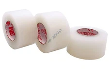 3M 1527-1 Transpore Surgical Tape, 1" x 10 Yds - Pack of 3 Rolls