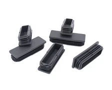 3" x 1” Rectangular Tubing Plugs, Blanking End Caps, Tubing Pipe End Caps, HDPE